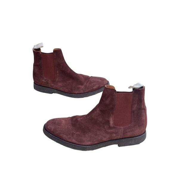 Men\'s Common Project suede Chelsea boots size 42 euro main image 8